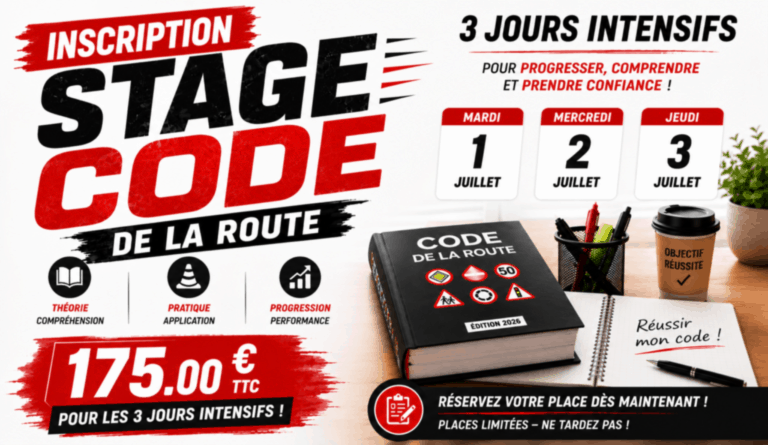 Stage Code 3 jours ! Stage Code 3 jours !